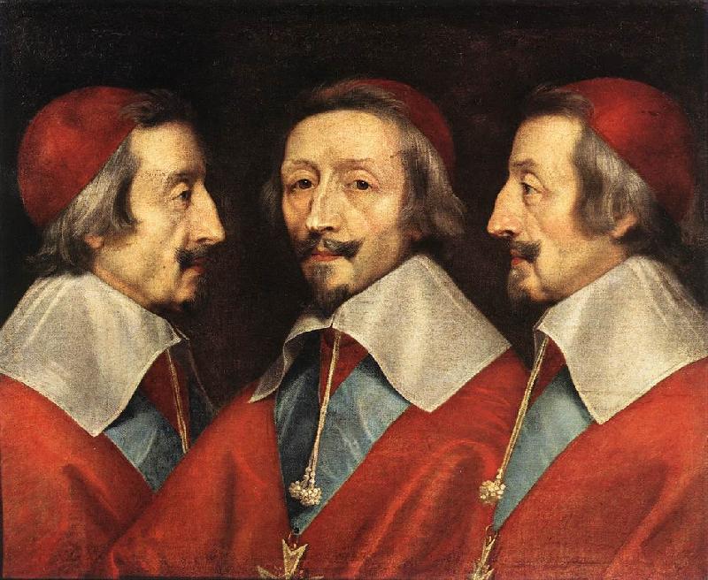 CERUTI, Giacomo Triple Portrait of Richelieu kjj